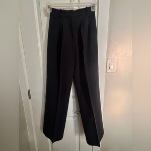 Abercrombie & Fitch Curve Love A&F Sloane Tailored Wide Leg Pant Size 00R